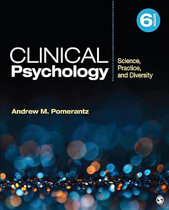 Clinical Psychology: Science, Practice, and Diversity (6th Edition) - Orginal Pdf
